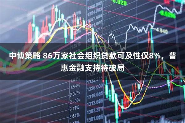 中博策略 86万家社会组织贷款可及性仅8%，普惠金融支持待破局