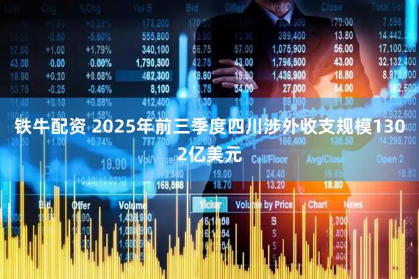 铁牛配资 2025年前三季度四川涉外收支规模1302亿美元