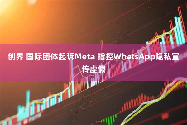创界 国际团体起诉Meta 指控WhatsApp隐私宣传虚假